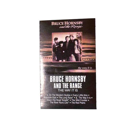 Original J-card for The Way It Is by Bruce Hornsby and the Range cassette wallet