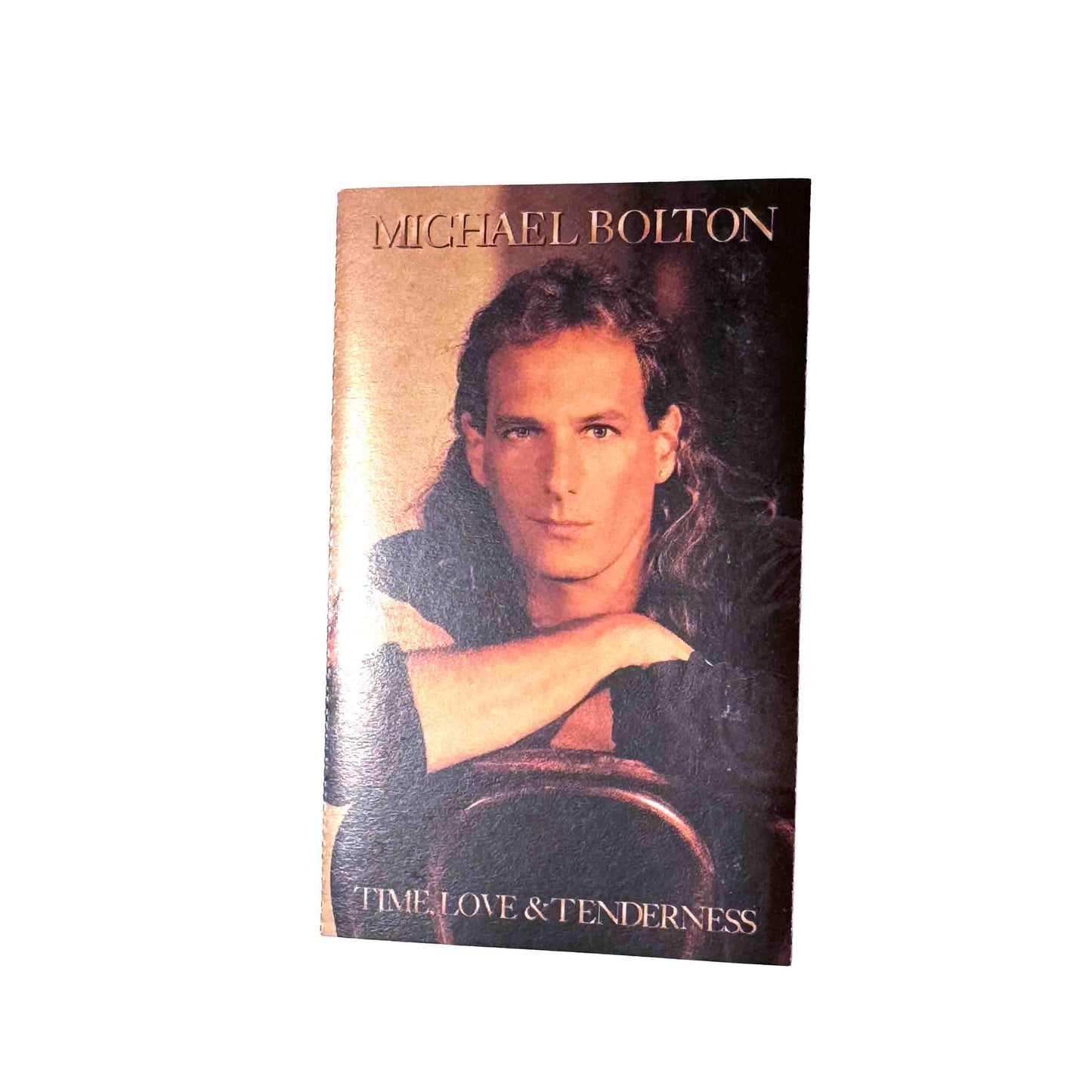 Original J-card for Time, Love & Tenderness by Michael Bolton cassette wallet