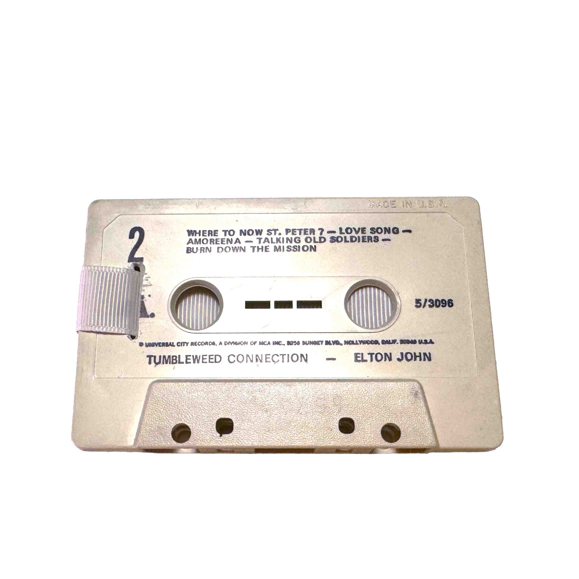 Back of Tumbleweed Connection by Elton John cassette wallet
