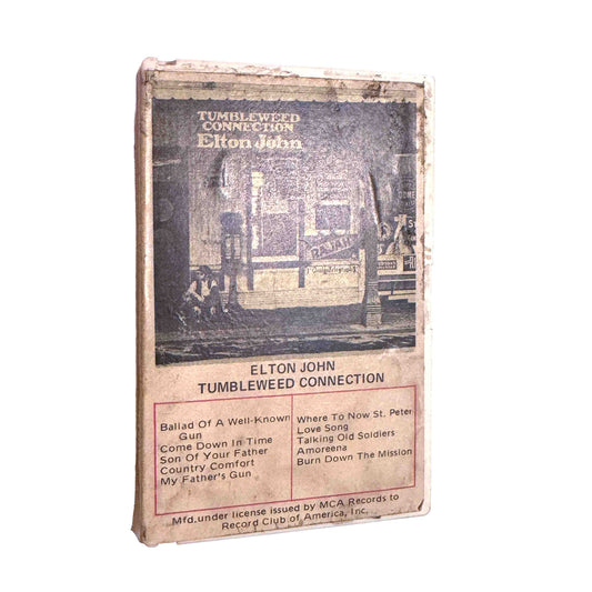 Original J-card for Tumbleweed Connection by Elton John cassette wallet