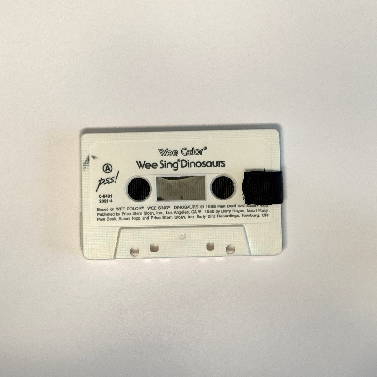 Front view of Wee Sing Dinosaurs Cassette Wallet