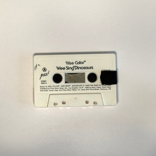 Front view of Wee Sing Dinosaurs Cassette Wallet