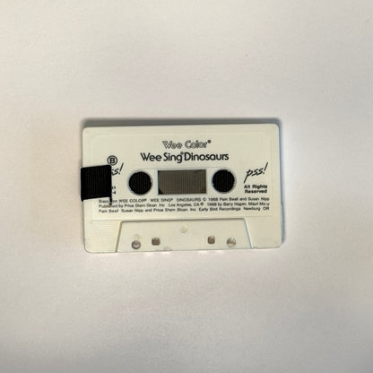 Back view of Wee Sing Dinosaurs Cassette Wallet