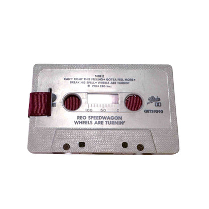 Back of Wheels Are Turnin' by REO Speedwagon cassette wallet